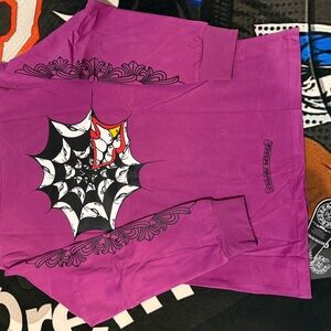 Chrome Hearts Purple Long Sleeve Tee